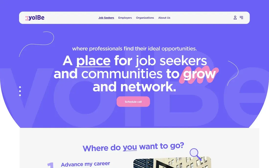 The yolBe page.