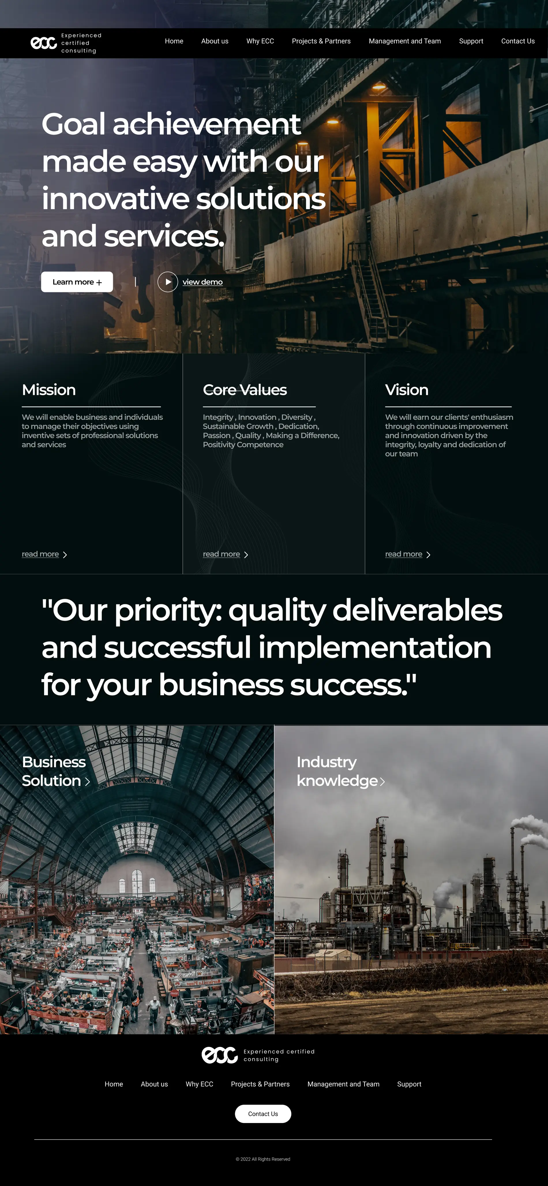 The ECC page, full length.